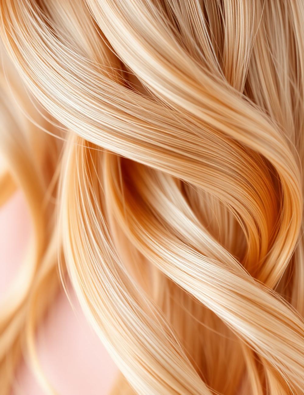 Glossy hair detail